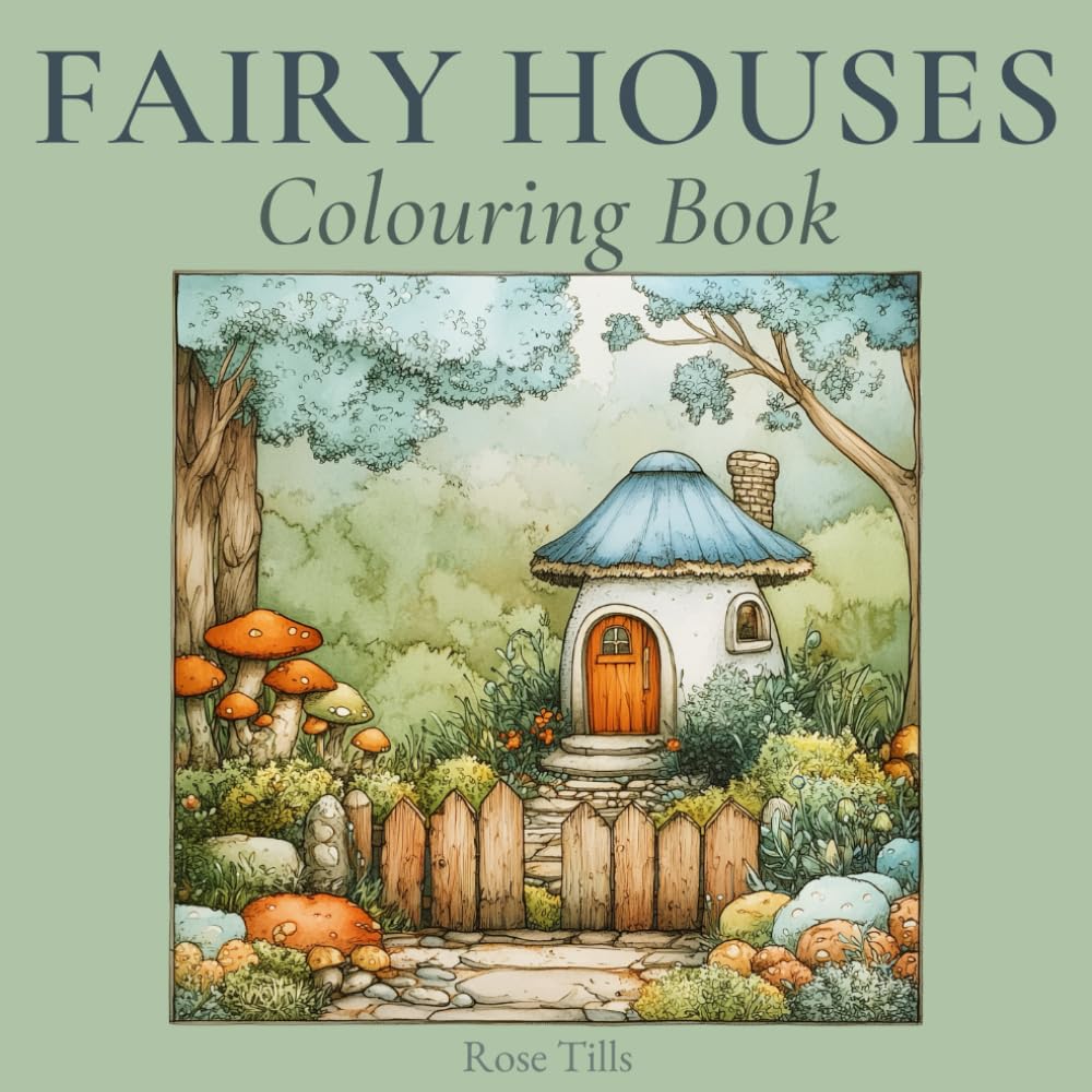 Fairy Houses Colouring Book: Enchanting Fairy Homes, Gardens & Woodland Retreats to Colour (Whispers of the Fairy World)