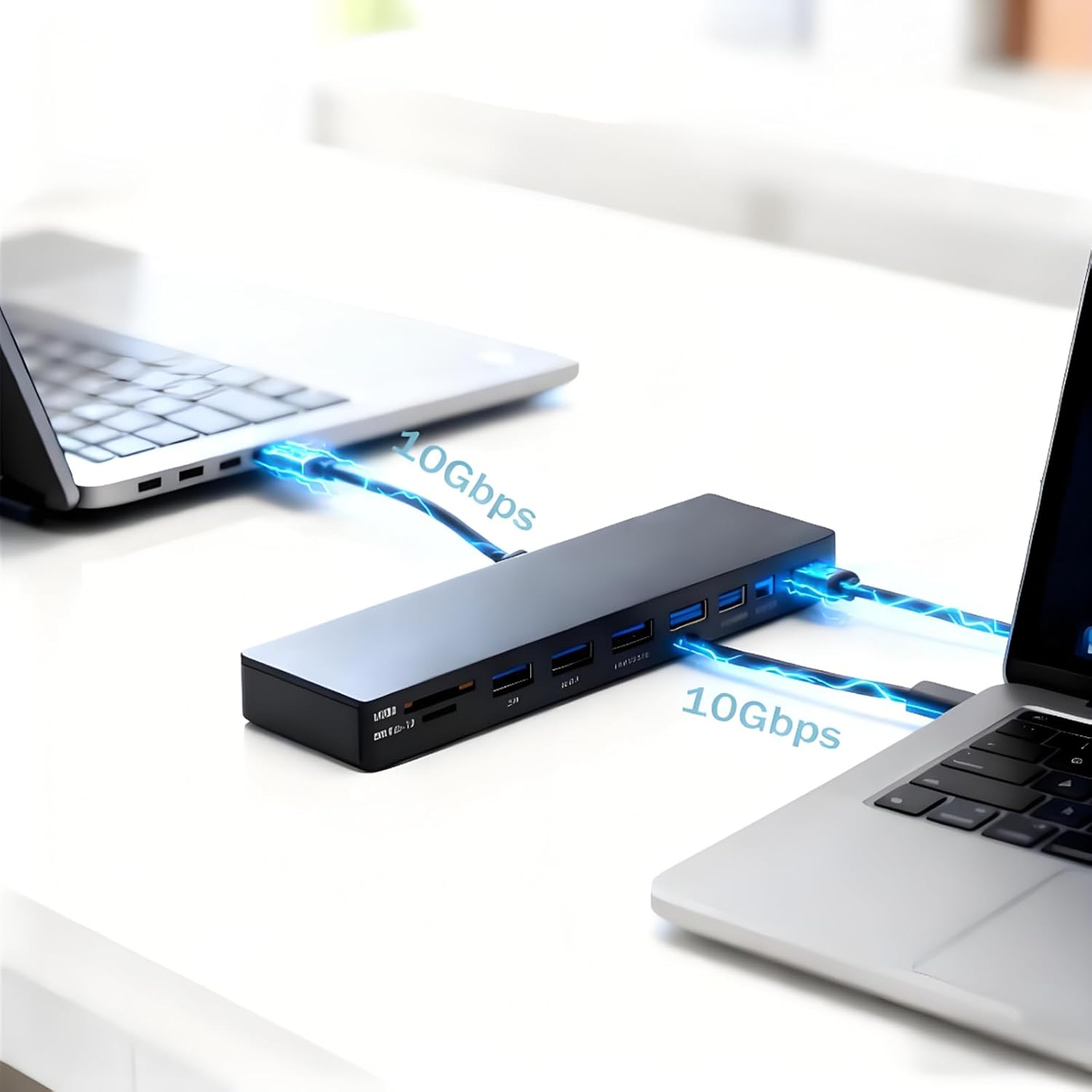13in1 USB-C 3 Monitor Docking Station,Compatible with Lenovo ThinkPad Universal Docking Station(40AY0090US),PD 100W,Dual DP 1.4(4K@60Hz),HDMI,RJ45,SD3.0/microSD3.0,1xUSB 3.2 Gen1,2xUSB 3.2 Gen2,Audio