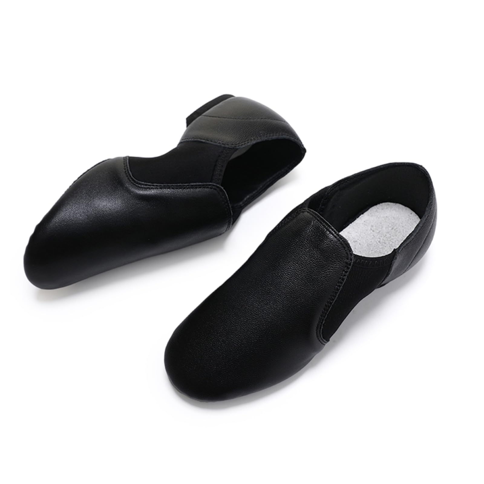 Jazzschuhe für Mädchen, Tanzschuhe, echtes Leder, Jazz-Tanzschuhe für Mädchen und Jungen (kleines Kind/großes Kind)