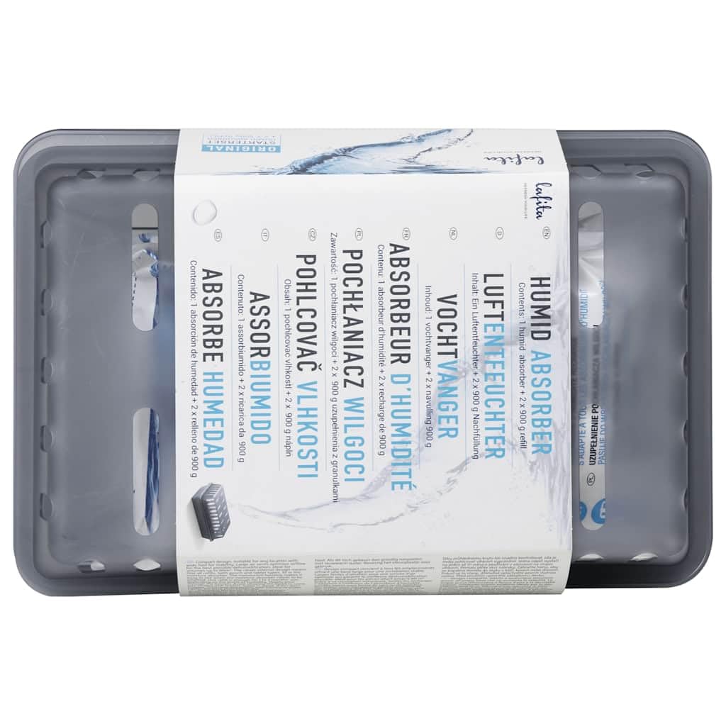 vidaXL Lafita Absorbedores de humedad con bolsas de recambio 4 unidades