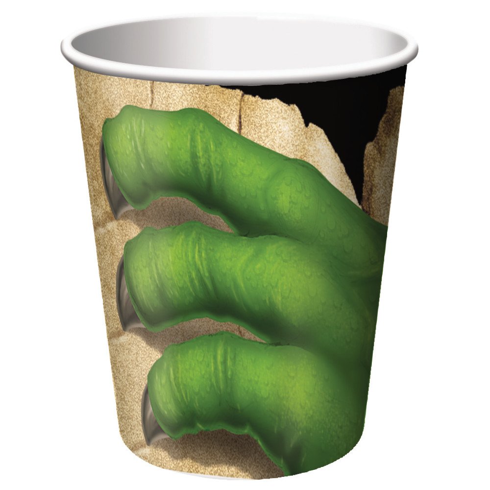 Dino Blast 8 Count Paper Cups, 9-Ounce