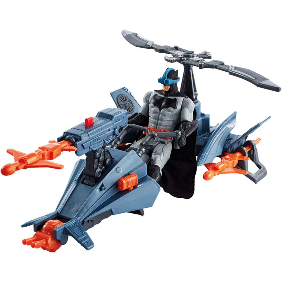 Action Products Batman Batcopter Vehicle and Figure (6 Inches, Multicolor)