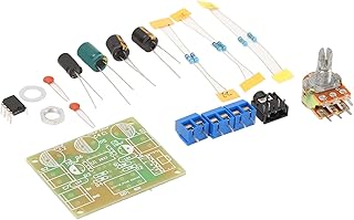 Okuyonic Amplifiers Boards, Low Quiescent Current Clear Route Amplifier Board Kit Double Channel Low Crossover Distortion DC 2-12V Reasonable Design for E Teaching
