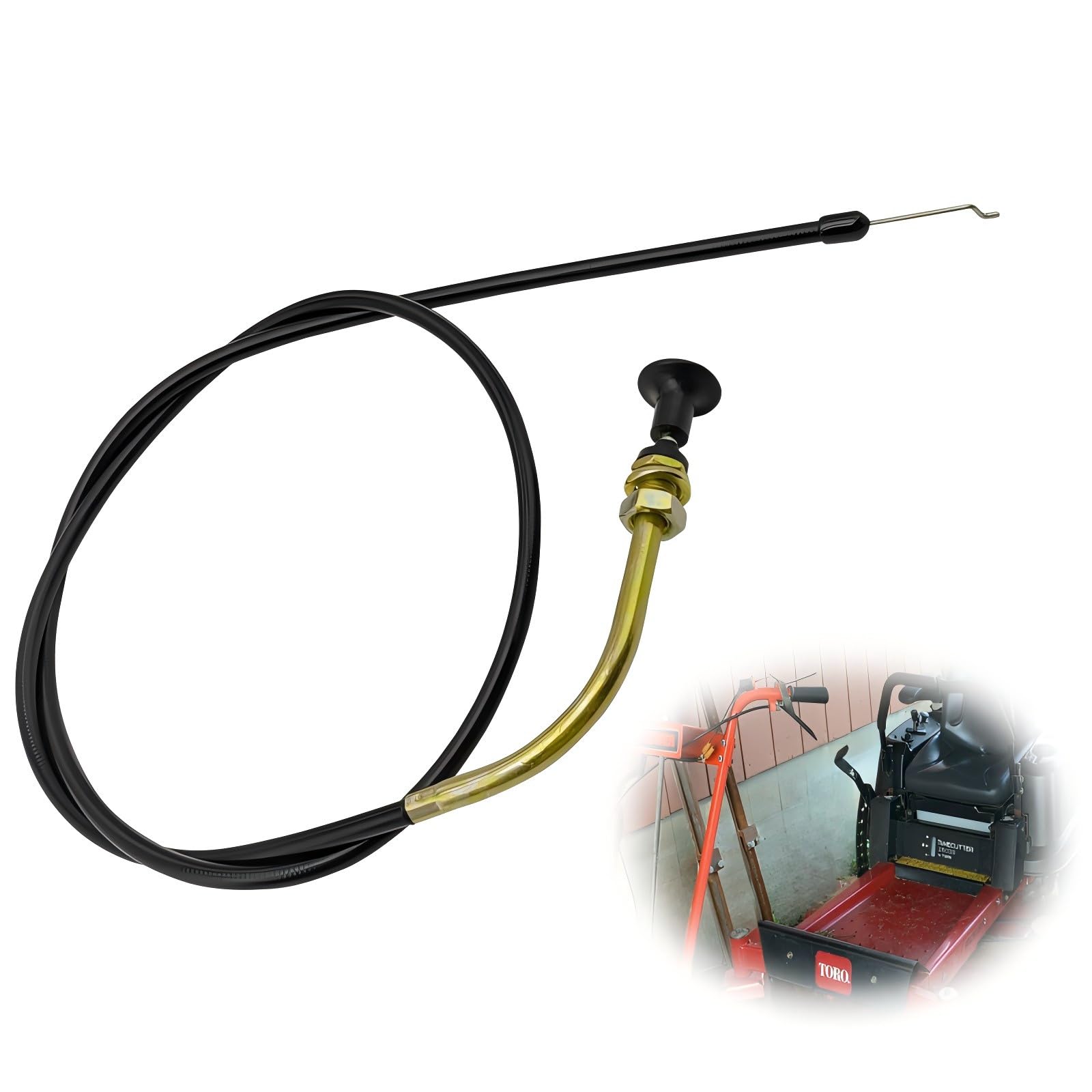 HYDZ00 112-9753 Choke Cable fits Toro TimeCutter Choke Cable SS5000 74365 74366 74376 74374 74386 74387 (1PCS)