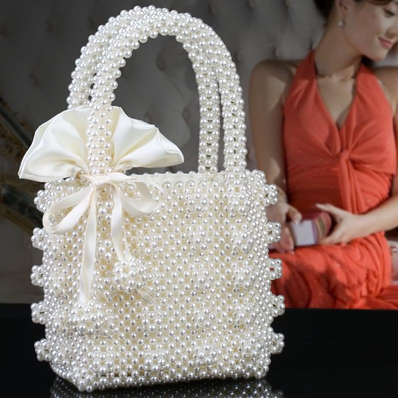 Amazon.co.jp: 手作りビーズバッグビーズ素材バッグDiy編みで満天星の