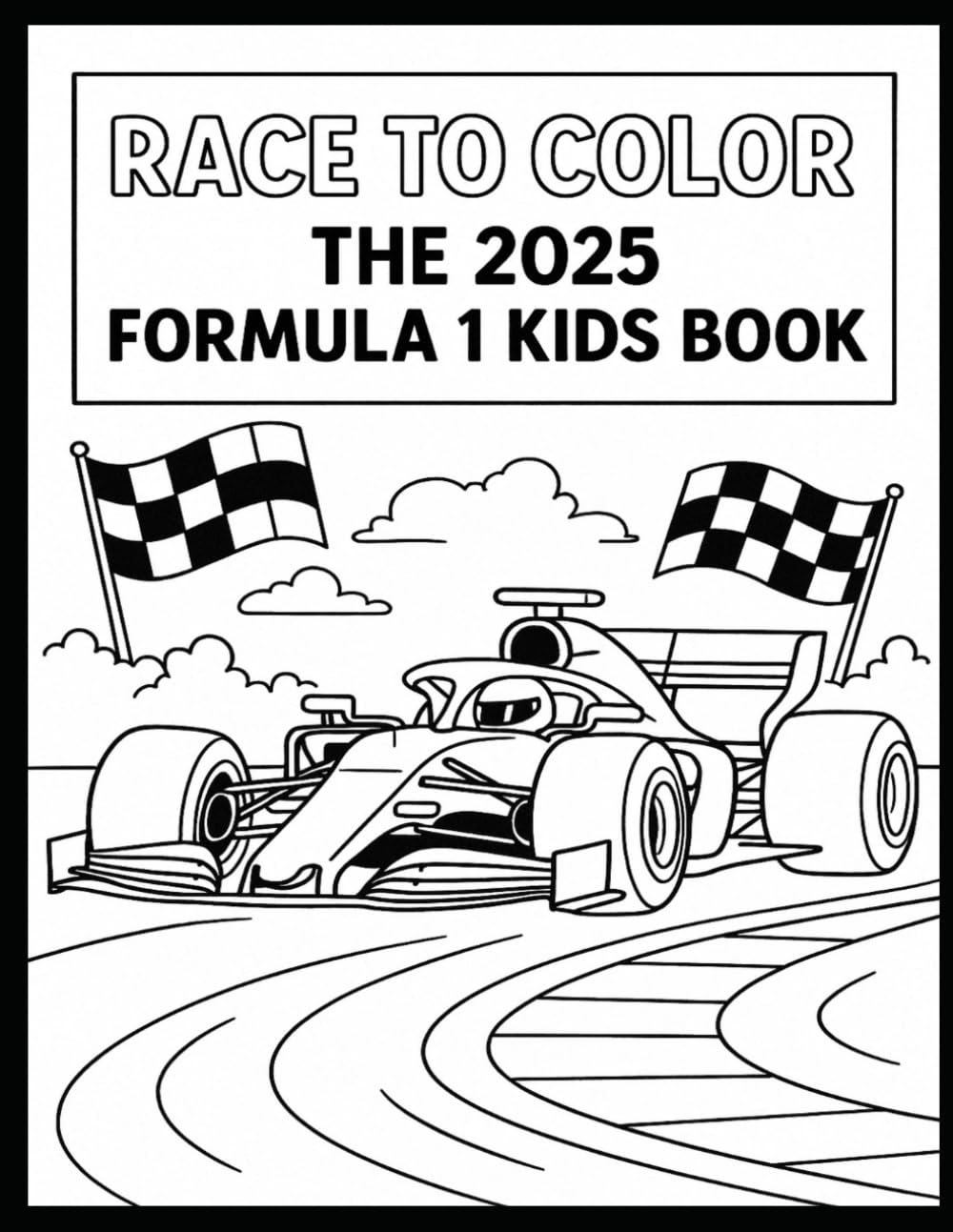 Formula Fun Coloring Book for Kids Ages 3 and Up