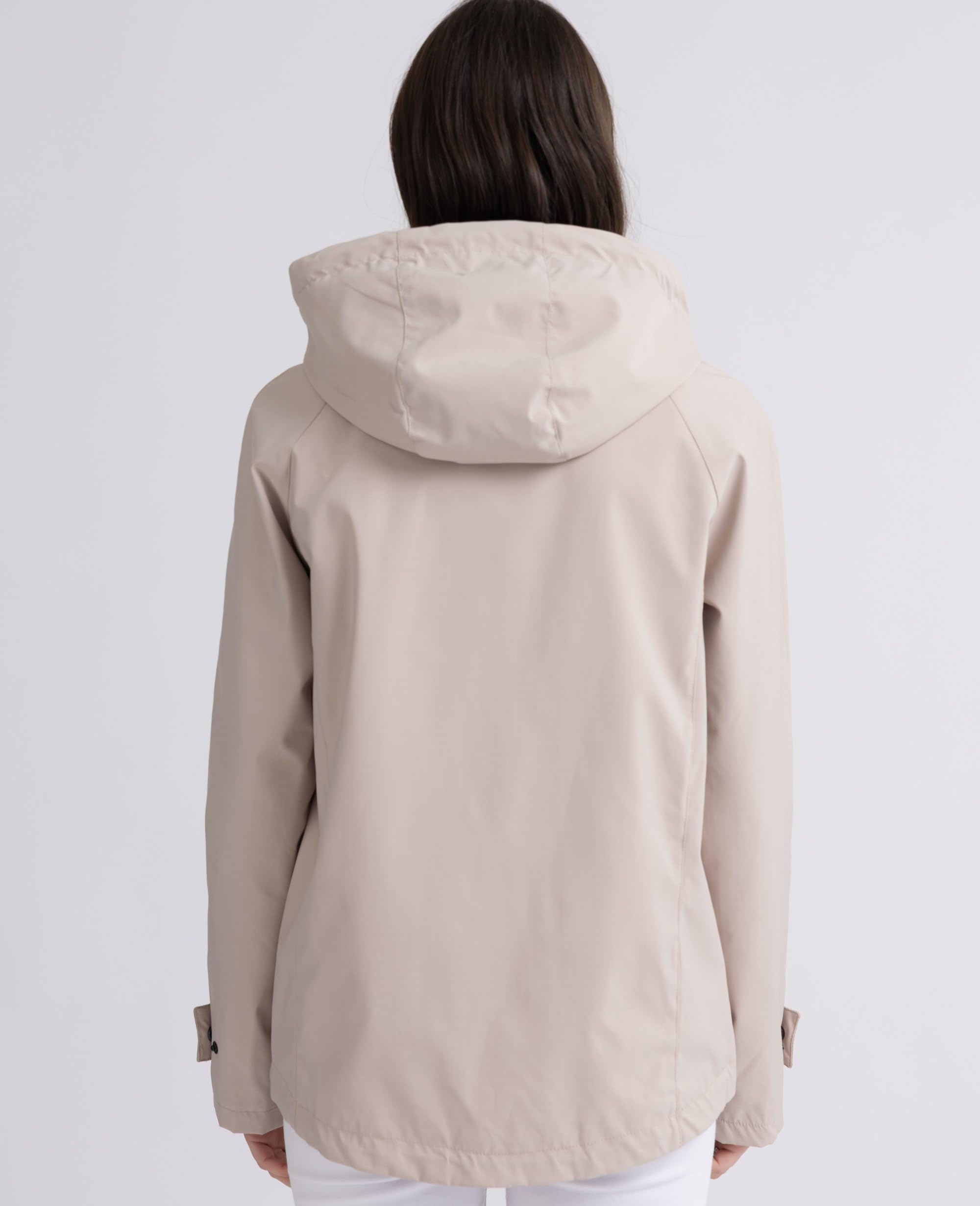 Giacca Softshell da Donna con cappuccio Giubbino Leggero Antivento