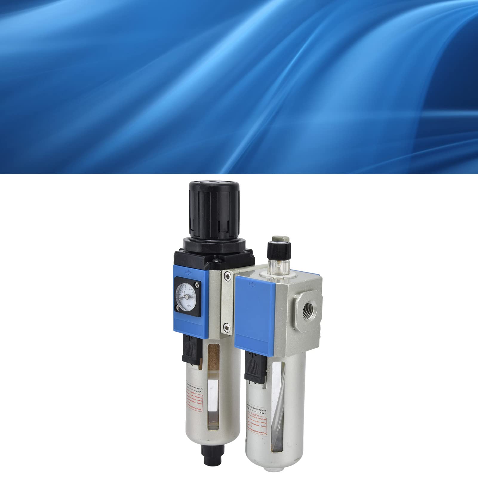 Tbest COMBOSE LUBRATORE TBest, Regolatore di Pressione del Filtro del Flusso del Compressore dell'aria Combinazione Lubritaria (GFC300-15)