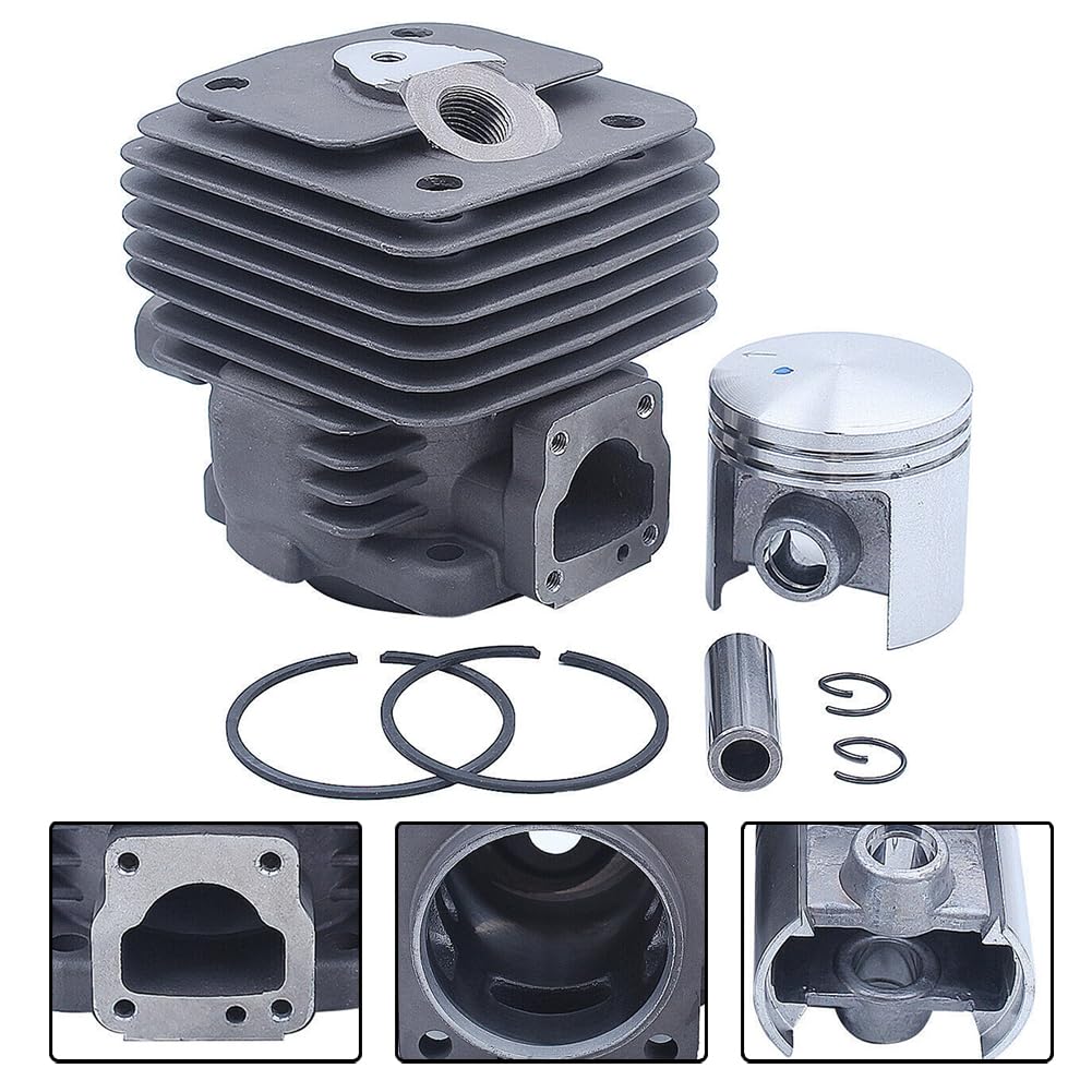 Jayruit Kit Pistone Cilindro E Anello, Per Stihl TS350 TS360 08 08s Motosega Parti 47mm - Foto 6