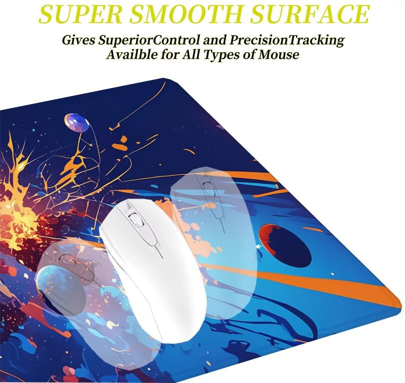 Tapis de souris gamer XXL finie la glisse limitée sur votre bureau PC - 4