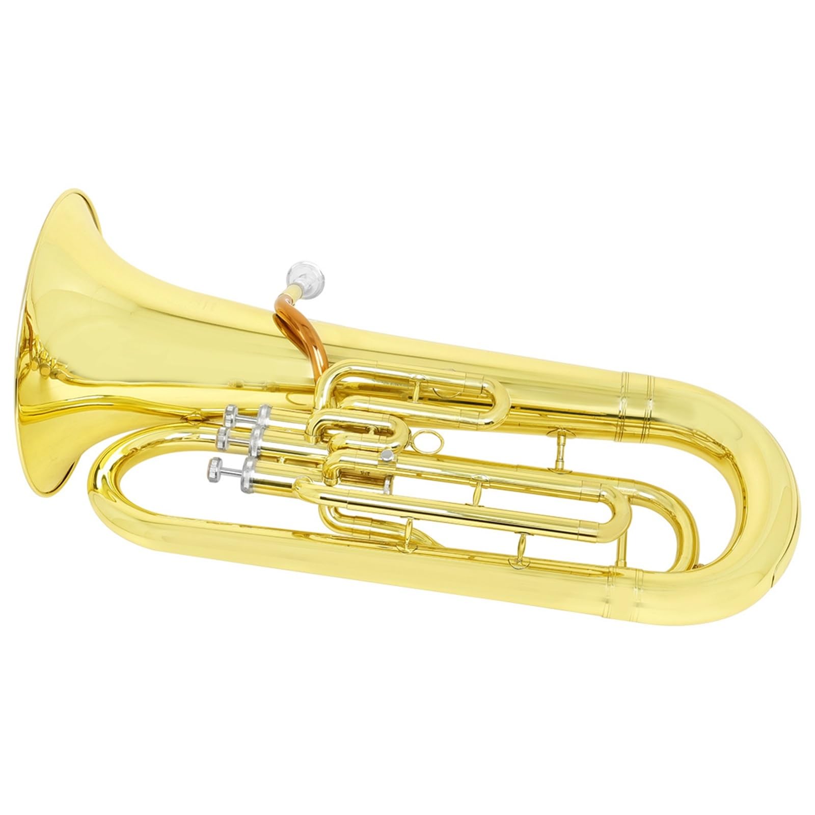 Eufonium Euphonium Bb Tone Mosiężne Trzy Zawory Profesjonalne Instrumenty Muzyczne Dla Początkujących