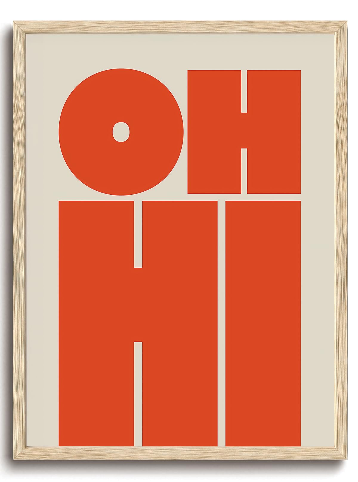 KISSFOX Oh Hi Western Typography Wall Art Review