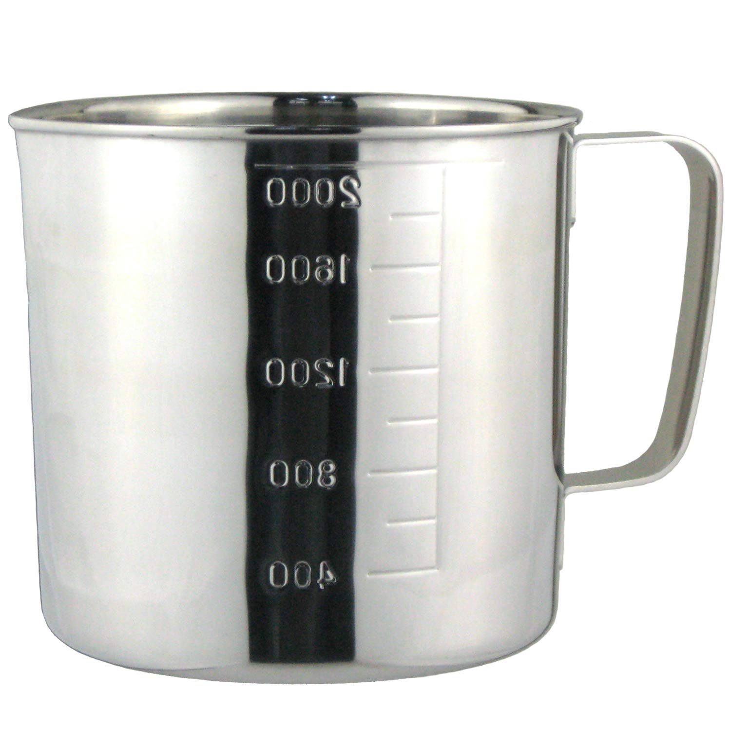Amazon｜ナガオ 燕三条 計量カップ 2000ml 18-8ステンレス 日本製