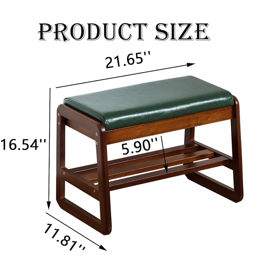 Amazon.com: latifolia Solid Wood Bench, Entryway Shoe Bench