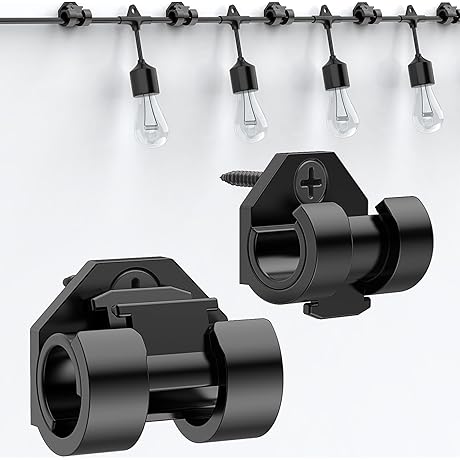 No-Slip Outdoor String Light Clips