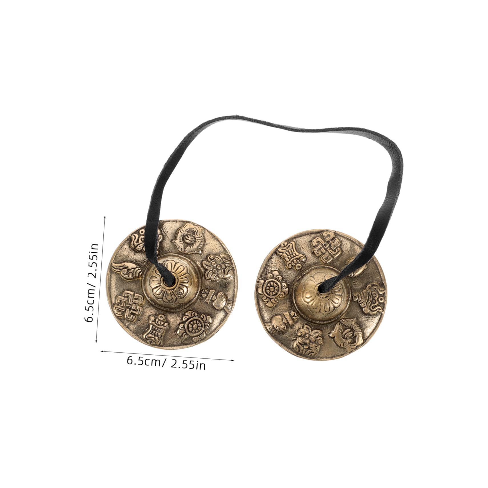 ifundom Tingsha Eccellente Sonora in Ottone per Meditazione Tibetana Campane Stili e Design Raffinato per Rilassamento e Pratiche Vajrayana