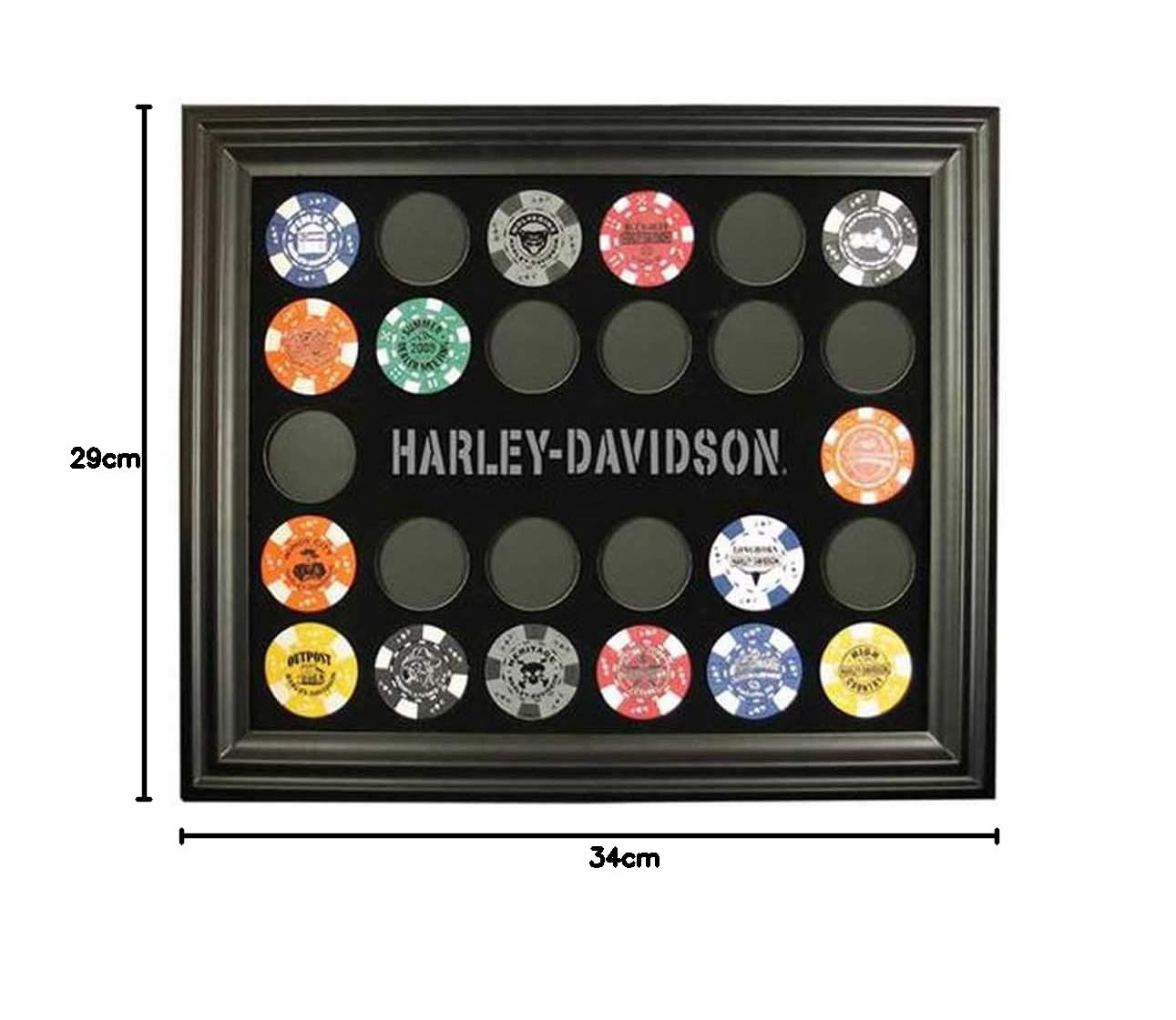 Harley-Davidson Pokerchip-Sammlerrahmen 6927