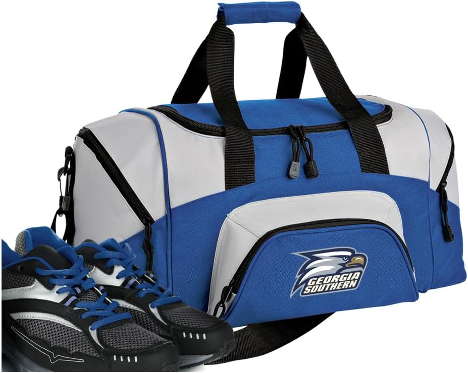 SMALL Georgia Southern Travel Duffle Bag GS Eagles Logo Gift Gym Duffel Workout Bag