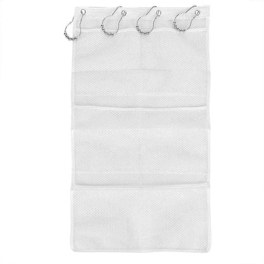 Hanging Mesh Shower Organizer Mesh Shower Caddy Curtains Organizer