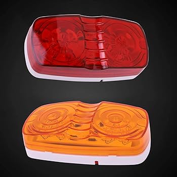 Amazon.com: HHCSOP 13Pcs Amber/Red Trailer Marker Light