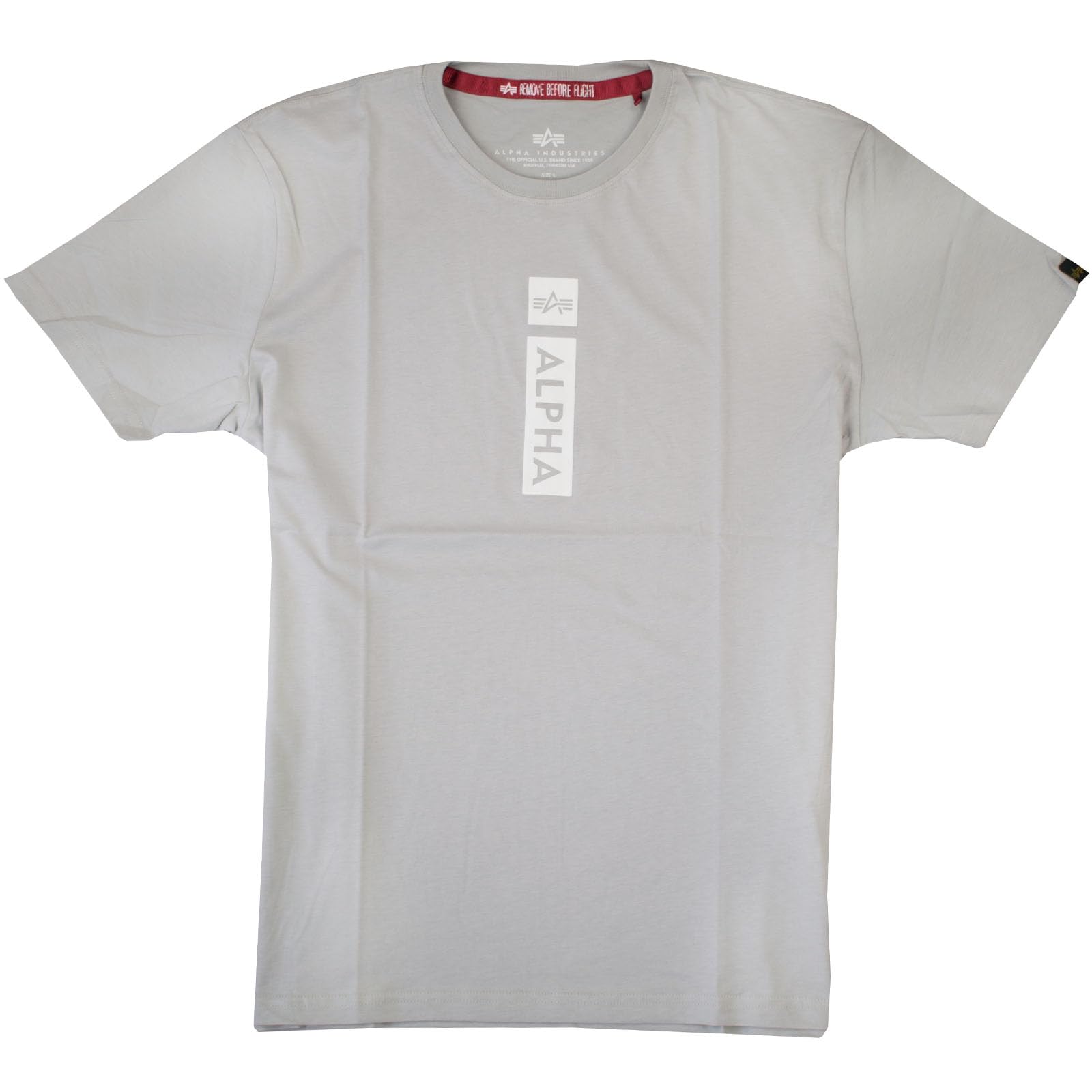 Alpha Industries Alpha PP T-Shirt for Men Pastel Grey