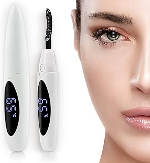 Heated Eyelash Curlers Lash Curler：Electric Eyelash Curlers, Rechargeable Lash Curler with Eyelash Comb for Quick Natural Curling Makeup Natural Curling Eye Lashes and 24 Hours Long Lasting