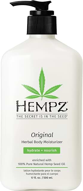 HEMPZ Body Lotion Original - Floral & Banana Daily Moisturizing Cream, Shea Butter Hand and Body Moisturizer - Hemp Extrac...
