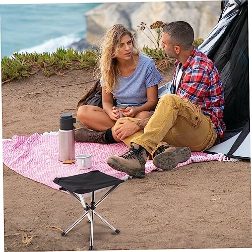 Chaise de camping léger et tabouret de portable stable ULTECHNOVO
