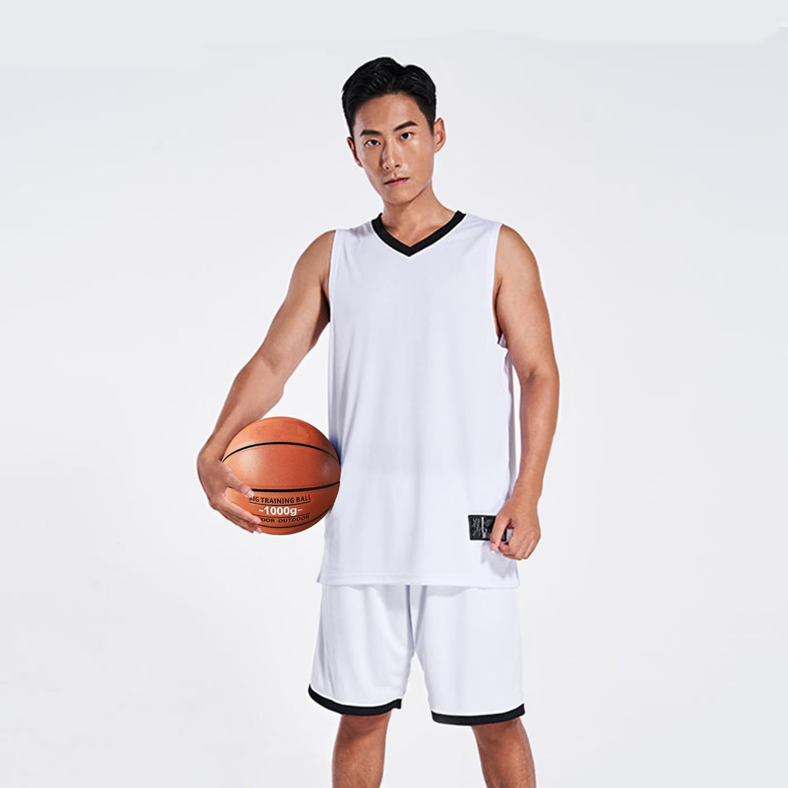 Bola Basquete Tamanho 9 MINDCOLLISION - 94cm 1kg - Treino Força Pulso - Couro PU Profissional
