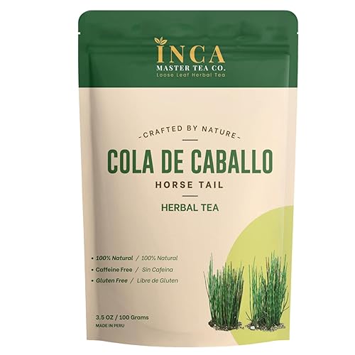 Miniatura 1 de INCA MASTER Cola De Caballo - Té de hojas sueltas secas totalmente natural para una piel saludable paquete de 1 35 onzas 353oz sin cafeína fuente