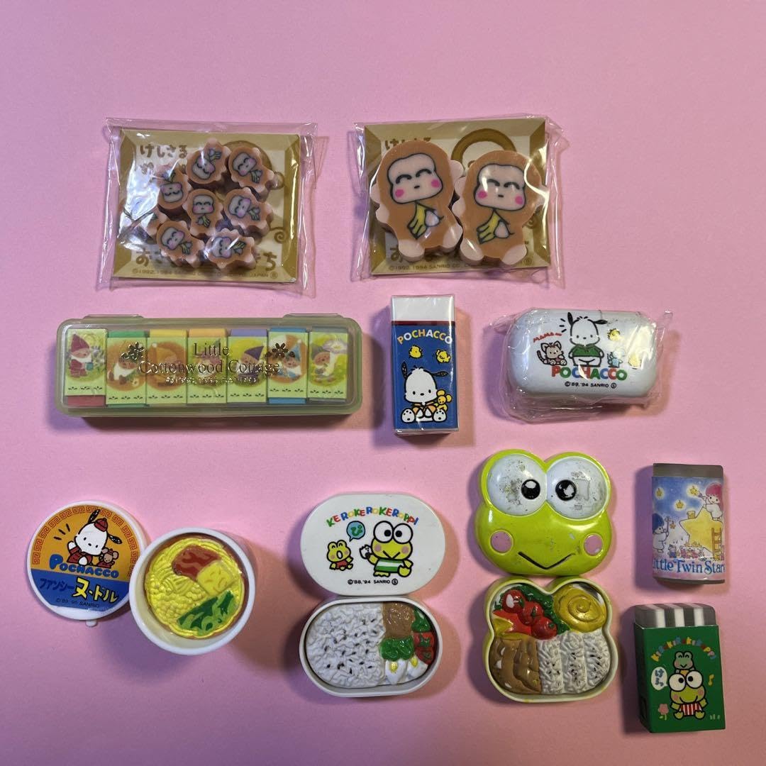 Amazon | サン リオ お弁当消しゴム 昭和レトロ おさるのもんきち