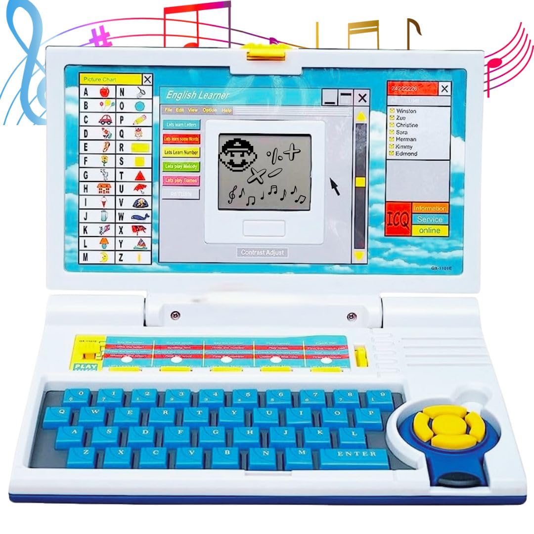 Mallexo Educational Laptop Computer Toy with Mouse for Kids Baby Girls and Boys Above 2 Years 20 Fun Activity Learning Machine Letter Words Games Mathematics Music Logic Memory Tool (Laptop Activity) (B0CTX2F1F8) Amazon Price History, Amazon Price Tracker