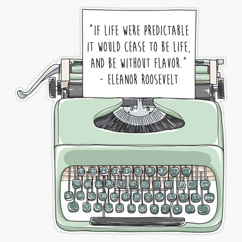 Eleanor Roosevelt Quote Bumper Sticker Vinyl Decal 5