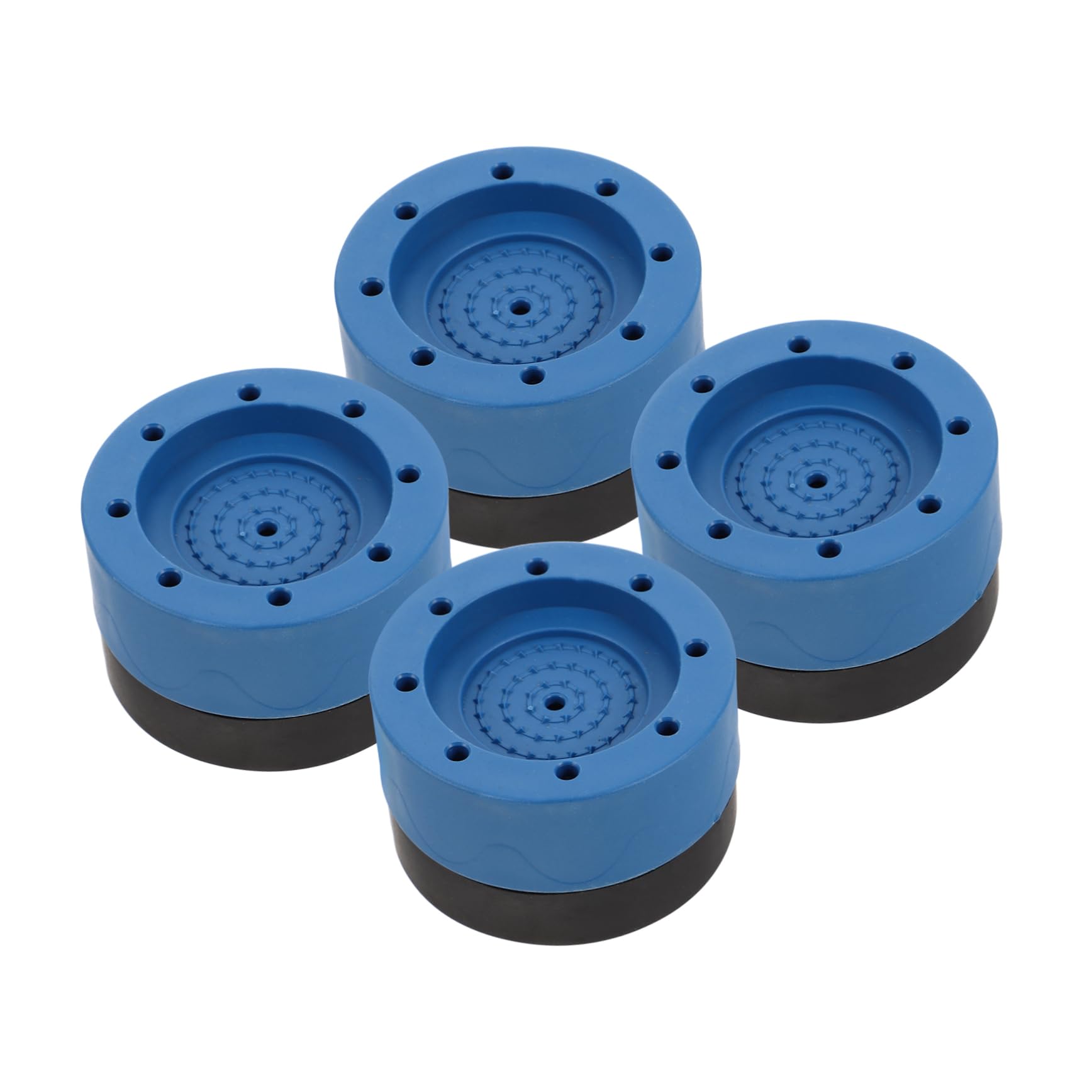 Levemolo Washing Machine Stand Pads 4pcs Vibration Mat Anti-Vibration Damping for Washer Stability Blue Washing Machine Cushi
