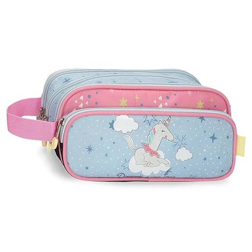 Enso - Estuche De Niña Dreams Come True Cinco Compartimentos Con Asa Lateral En Oferta Enso Dreams Come True Estuche Multicolor 22X10X11 Cms Poliéster