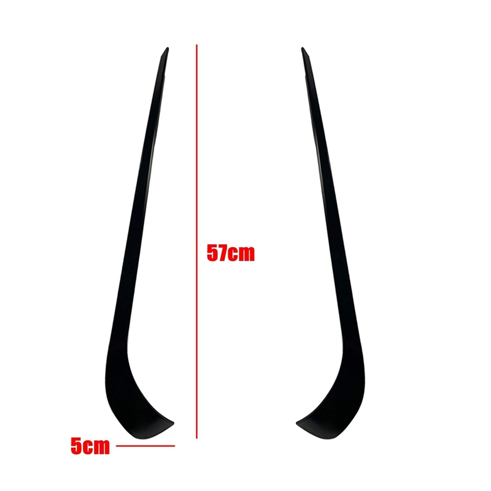 2 szt. Matowy czarny rozdzielacz lampy przeciwmgielnej przedniego zderzaka, dla Mercedes-Benz, CLA C117 CLA200 220 250 AMG 2013 2014 2015 dekoracja spoilera