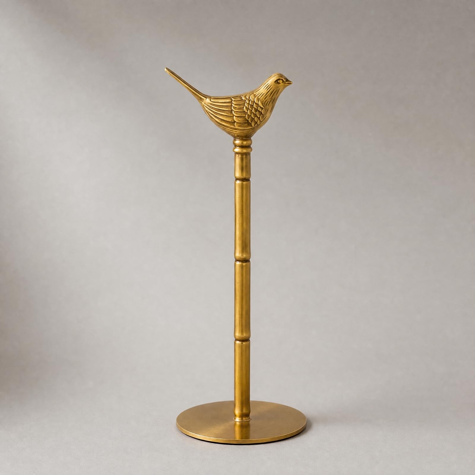 Ronyme Porte-Essuie- En Laiton sur Pied Élégant Porte-Essuie- Finial En Forme D'oiseau Multifonctionnel Distributeur pr lle à Manger