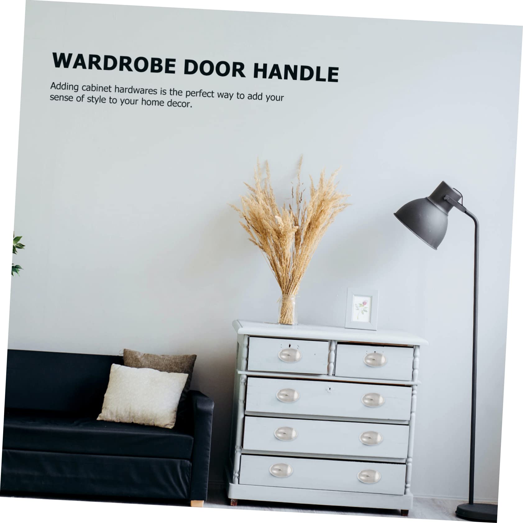 DOITOOL 2sets Messing Zirkon Kristall Look Knob Schublade Ziehen Griffe Schrank Hardware Zieht 2 Stücke * 2