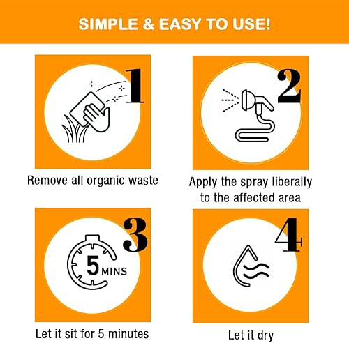 Miniatura 7 de MICROBE-LIFT Eliminador de olores de mascotas para exteriores para un fuerte olor en césped, patios, terraza y césped, evita que las mascotas vayan