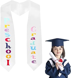 Faixas pré-escolares para formatura - formatura unissex | Formatura do jardim infância, estola graduação faça você mesmo, estola infantil para formatura, Aferzov