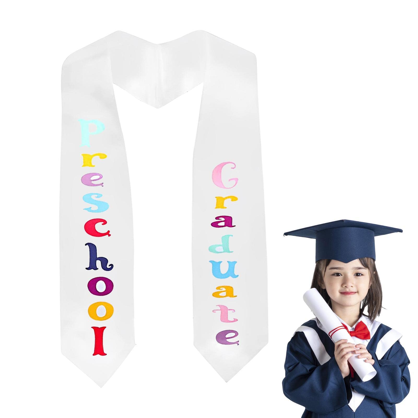 Onlynery Unisex Kids 091 Preschool Graduation Stole | Graduation Decoration,Graduate Stole Diy, Kindergarten Graduation Decoration For Boys Kids