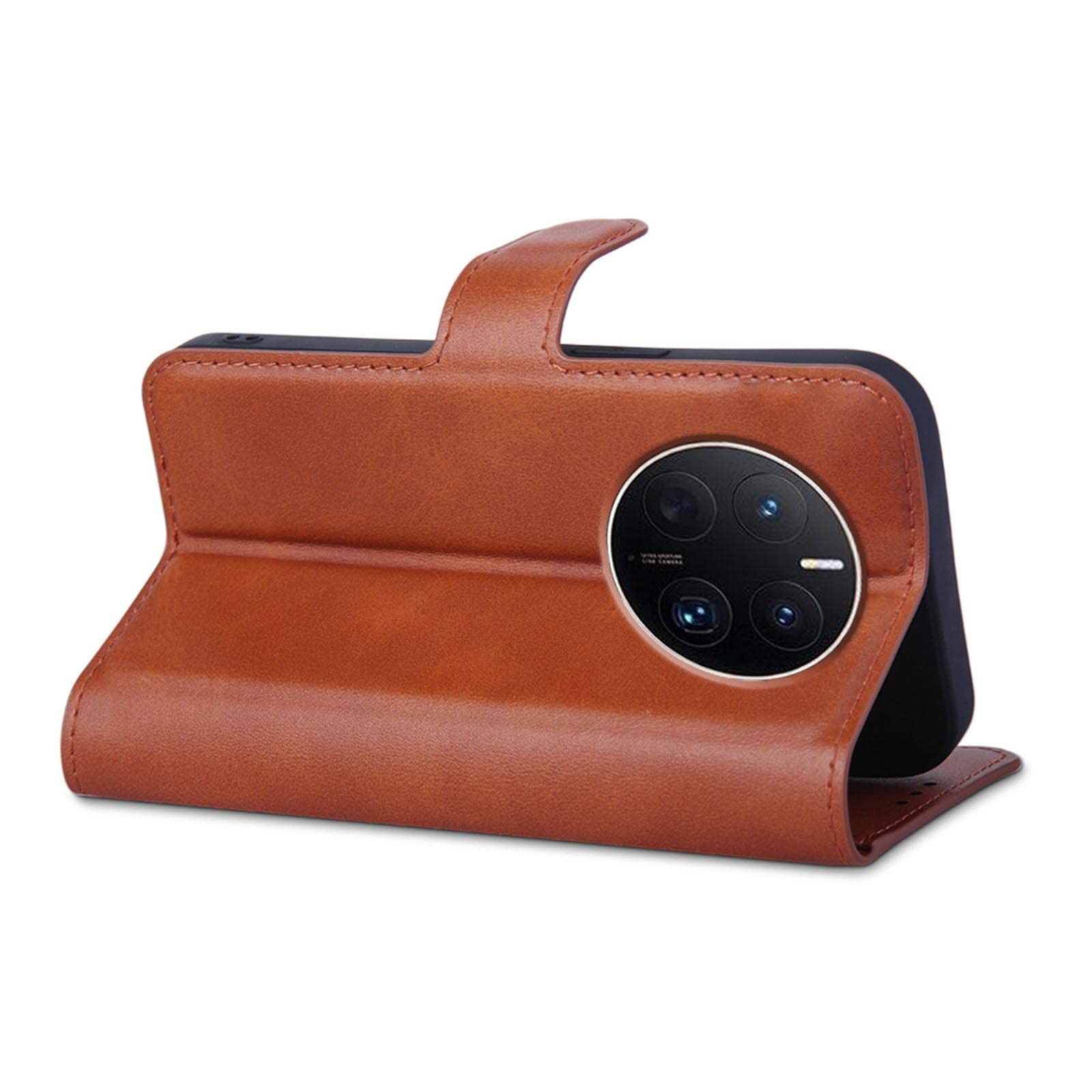 Custodia Per Huawei Mate 50 Pro/Mate 50,Custodia A Portafoglio Con Cerniera Con Slot Schede E Stand,Antiurto Anti-Impronta Protezione Case,Blu,Mate 50 Pro 6.74