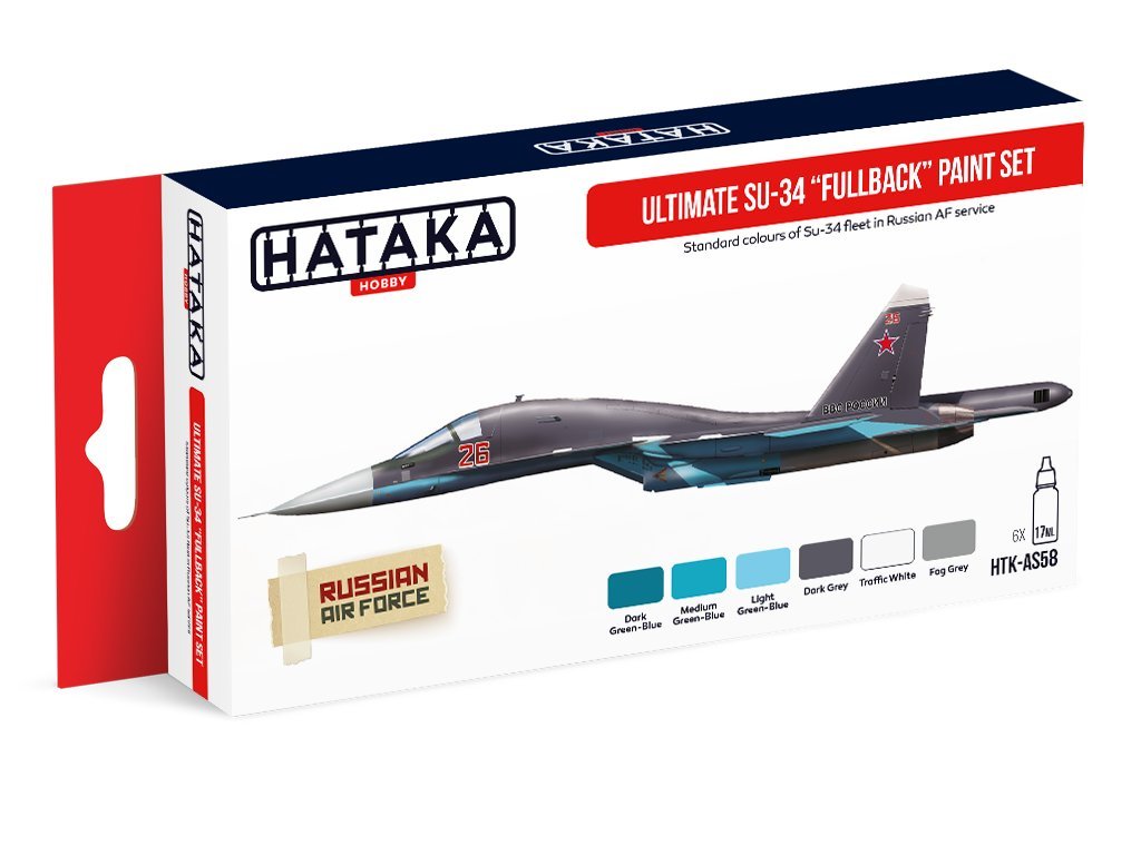 HTK-AS58 Ultimate Su-34 "Fullback" paint set
