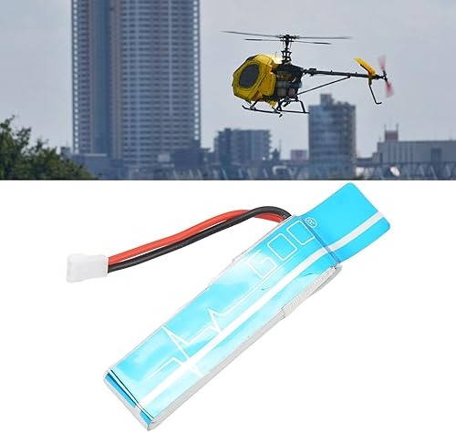 Miniatura 4 de Batería de litio de repuesto 3.7V 520mAh 30C para helicóptero WLtoys XK K110 RC con potencia violenta, vida útil más larga, instalación rápida y