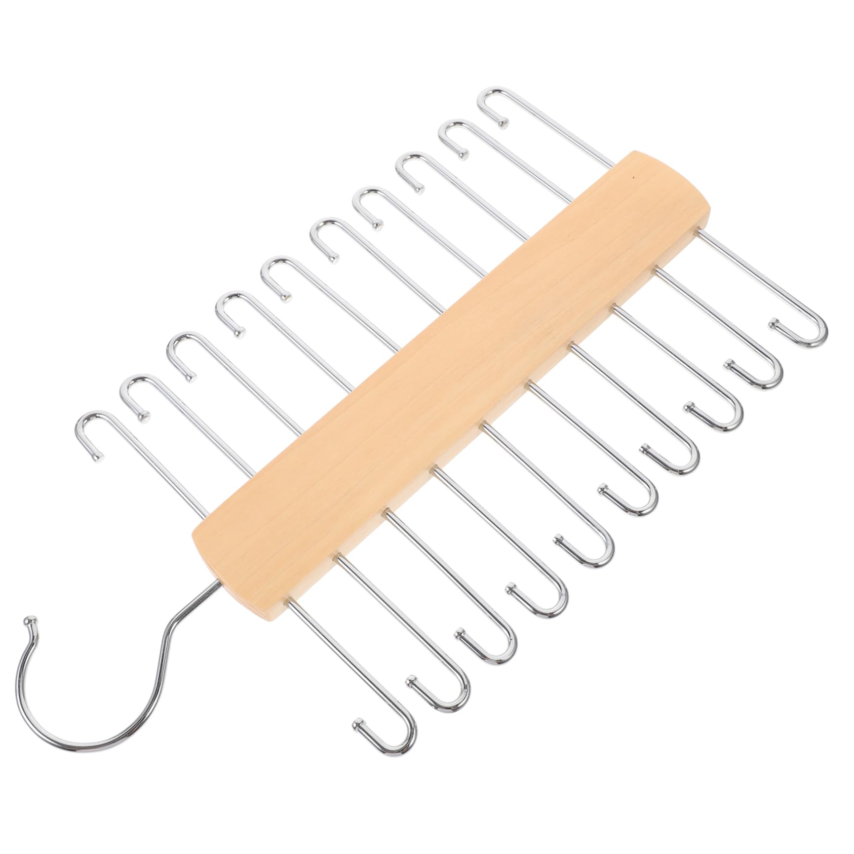 VALICLUD Tie Hanger Rack for Closet Belt Organizer Hooks for Belts Ties Scarves Space-Saving Storage for Home and Retail Use Stylish and Practical Design