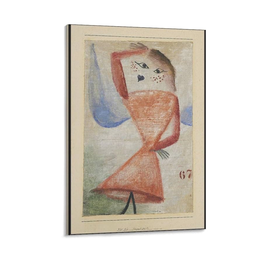 抽象画 天使と人物の絵画 Amazon.co.jp: パウル・クレー 絵画 抽象画 天使の絵 ウォール