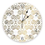 Horloge murale décorative: l'horloge murale est parfaite comme une décoration murale suspendue pour bureau, salon.
