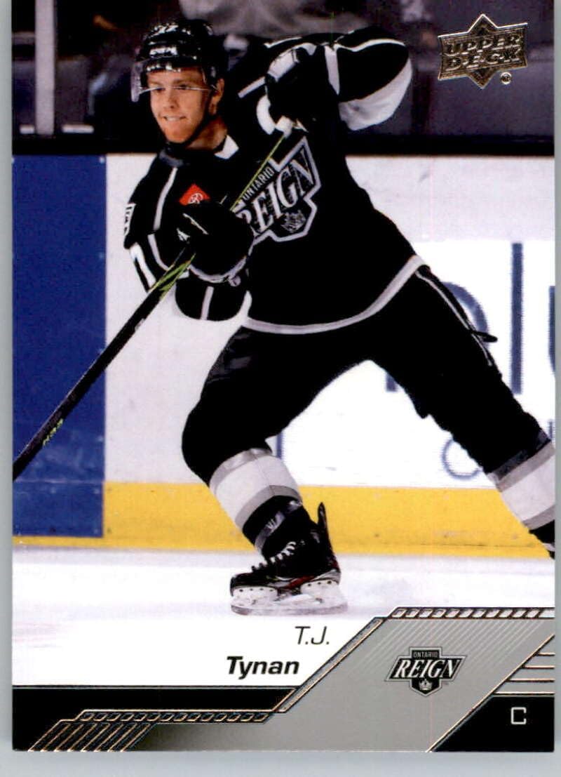 2022-23 Upper Deck AHL #47 T.J. Tynan Ontario Reign Official American Hockey League Trading Card in Raw (NM or Better) Condition