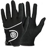 RainGrip Golf Glove Black Pair Cadet Small