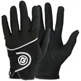 RainGrip Golf Glove Black Pair Cadet Small